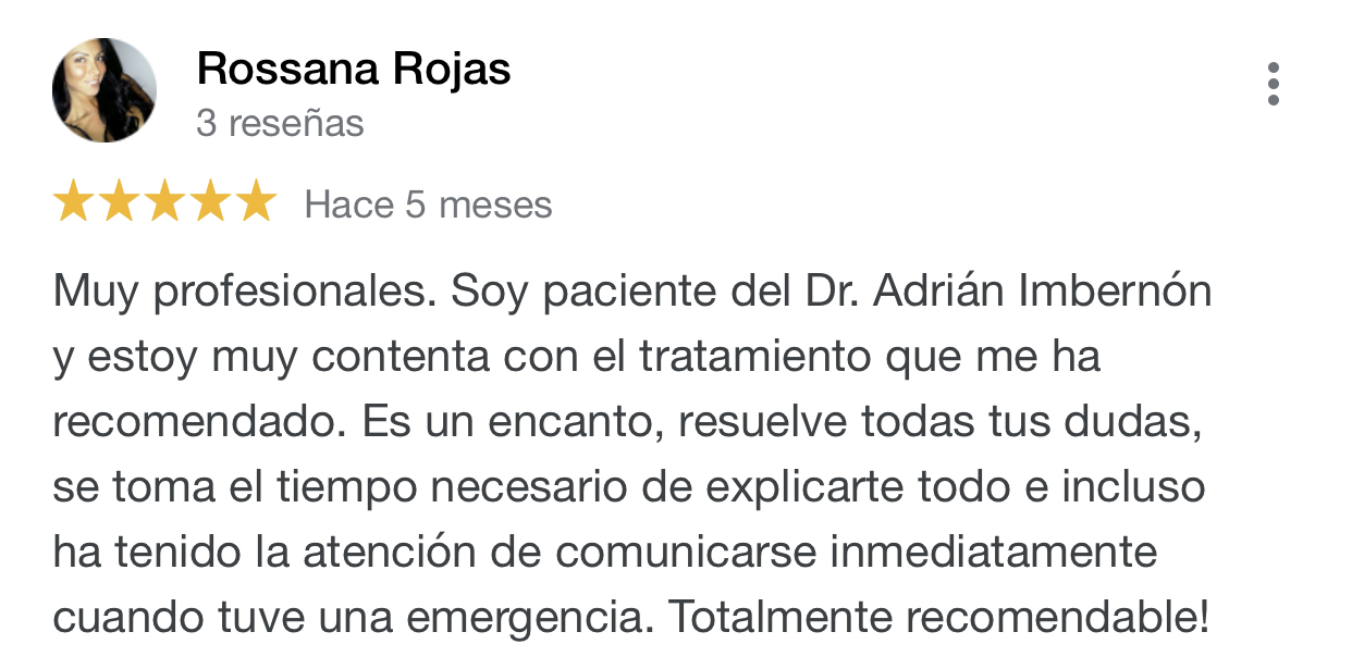 Opinión de paciente